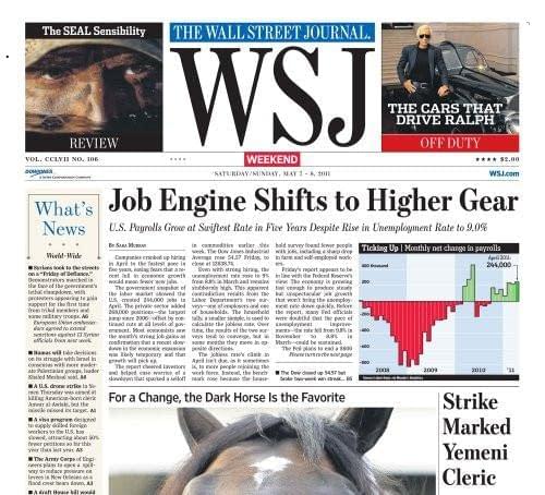 Wall Street Journal 1-Year (Print) Subscription